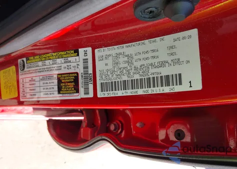 2020 Toyota Tacoma Sr z USA, uszkodzony, nr VIN 5TFAX5GN2LX187431